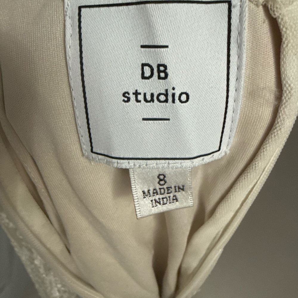 David's Bridal Cream Wedding Dress